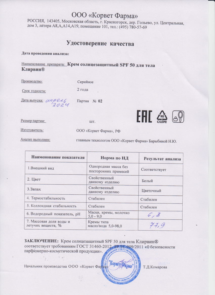 Паспорт №04202402